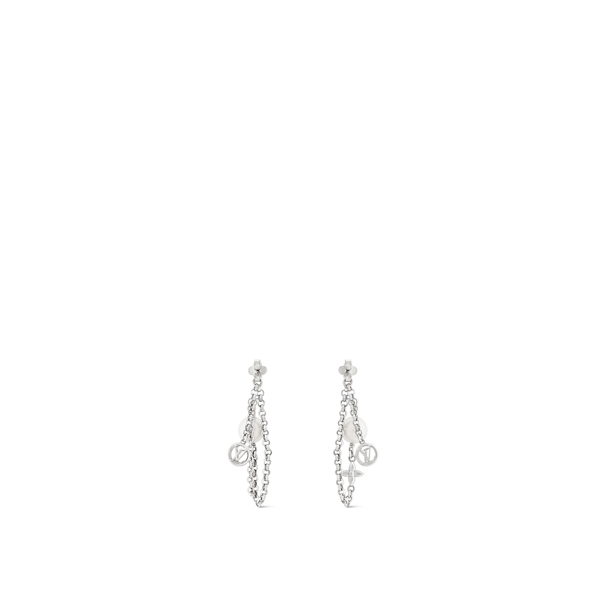 LV Mix Chains Earrings - 3