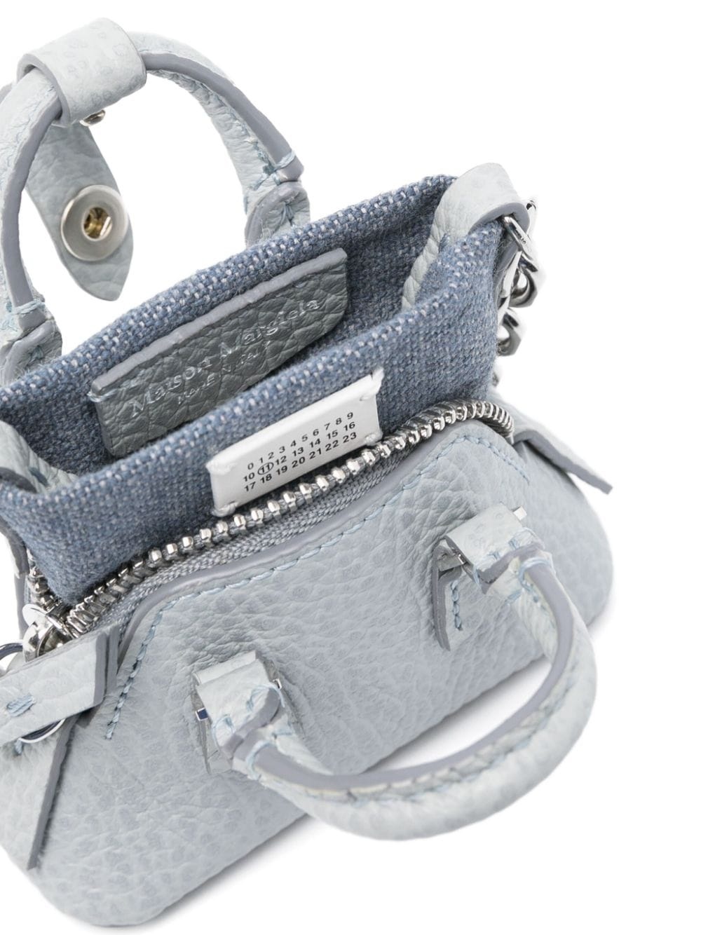bag shape leather keyring - 2