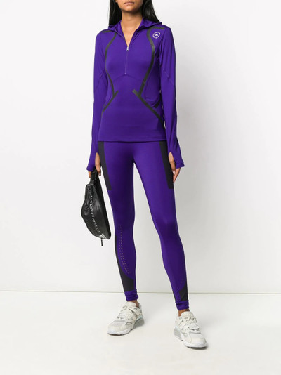 adidas contrast-panel training leggings outlook