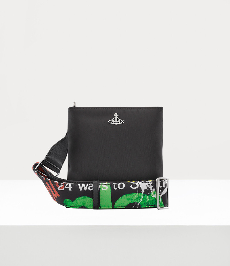 SQUIRE SQUARE CROSSBODY WEBB STRAP 1