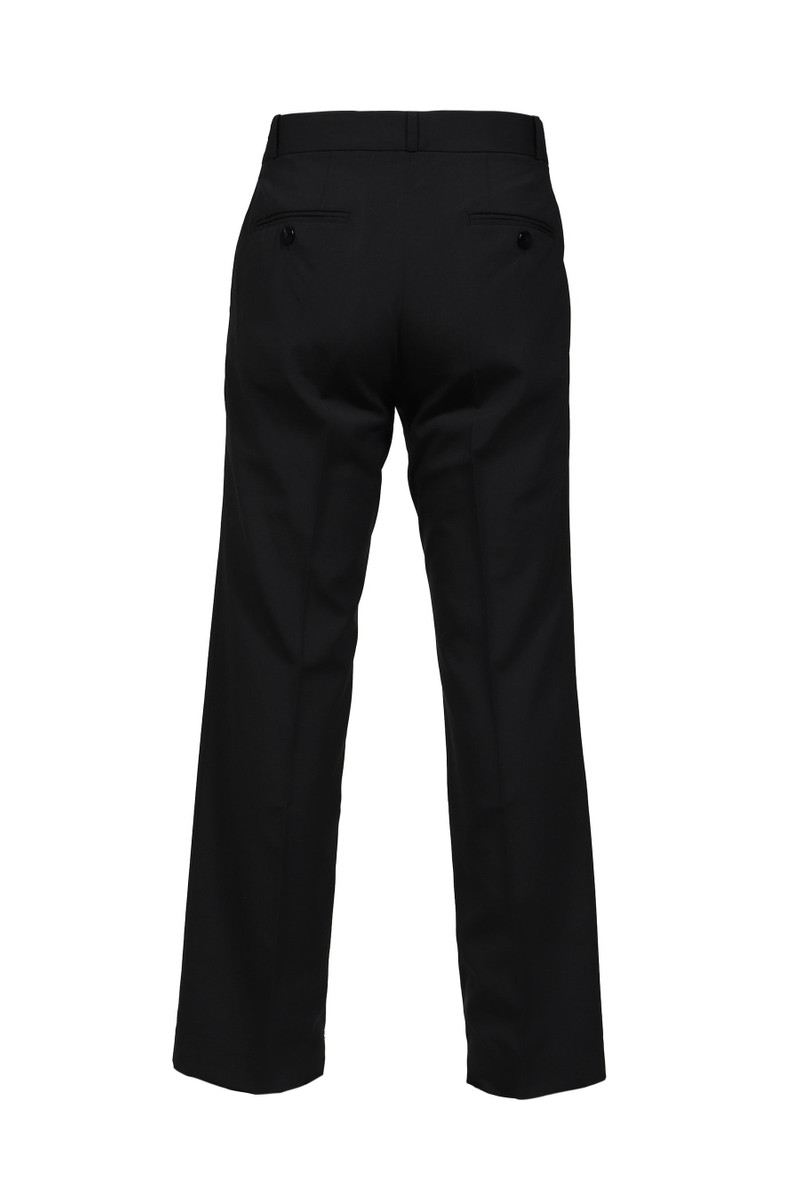 ERNEST W. BAKER PLEATED STRAIGHT FIT TROUSERS / BLK outlook