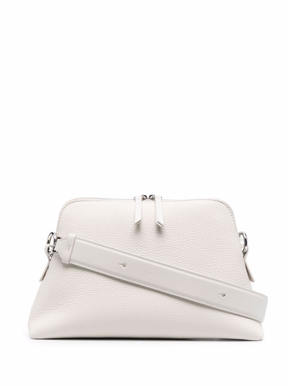 signature-stitch leather shoulder bag - 1