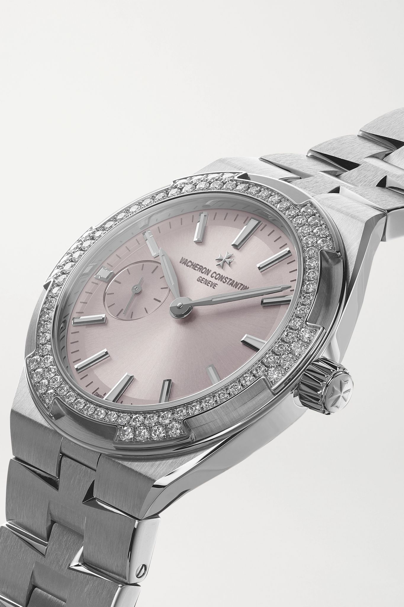 Overseas Automatic 37mm stainless steel and diamond watch - 2