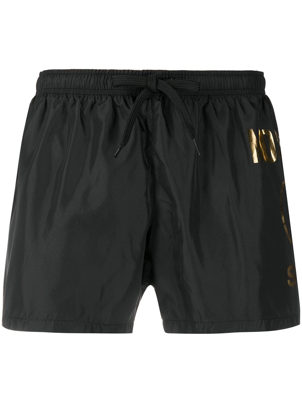 logo-print swim shorts - 1