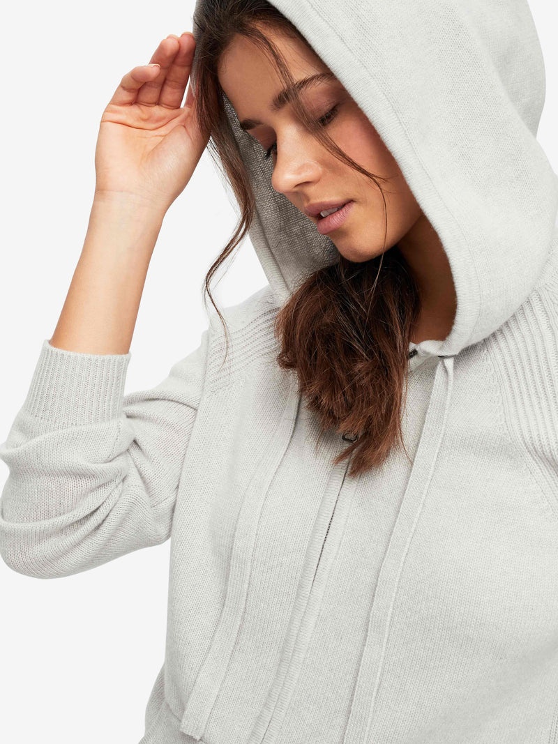 Women's Hoodie Daphne Cashmere Silver - 5