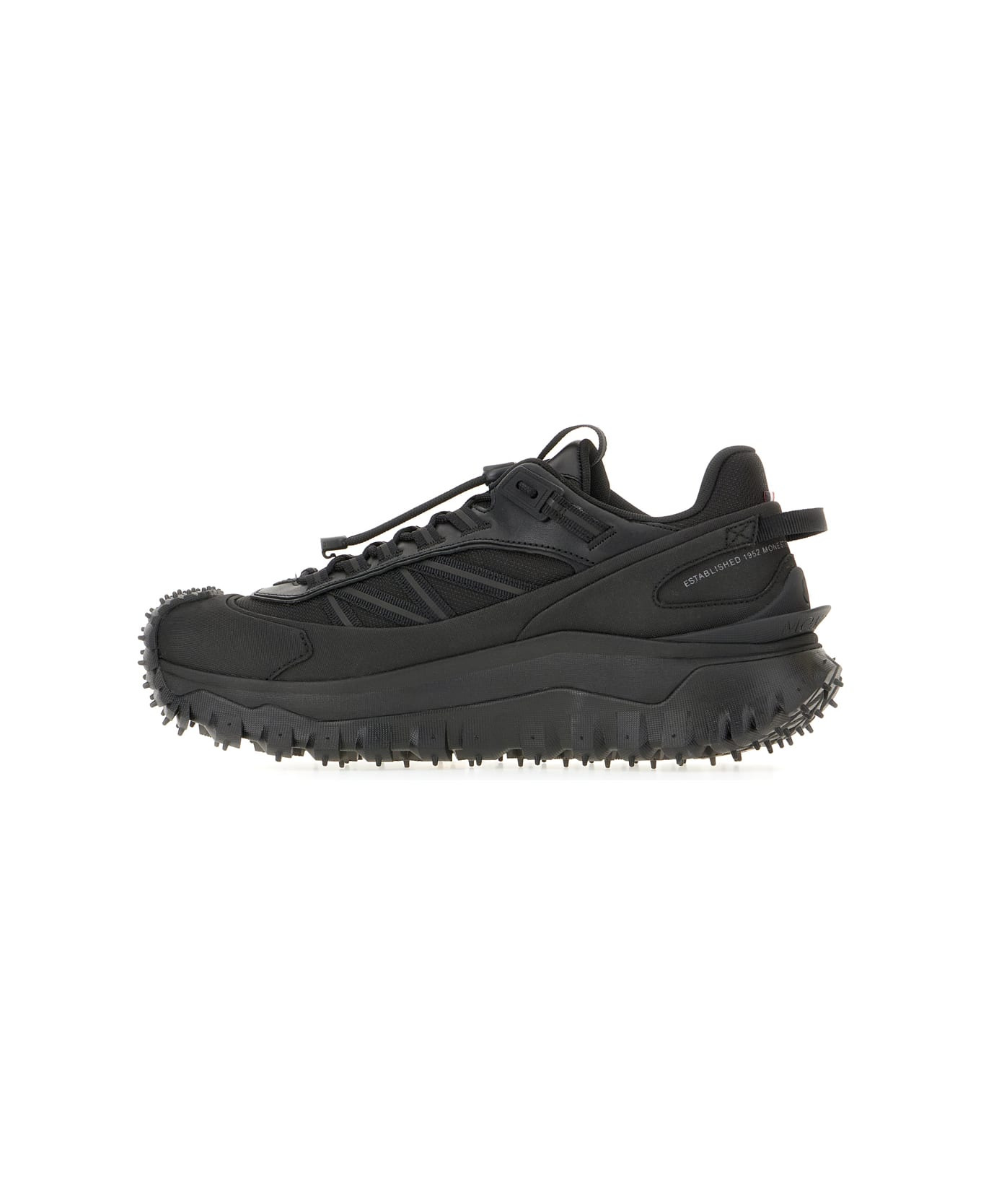 Moncler Black Fabric Trailgrip Gtx Sneakers | italist