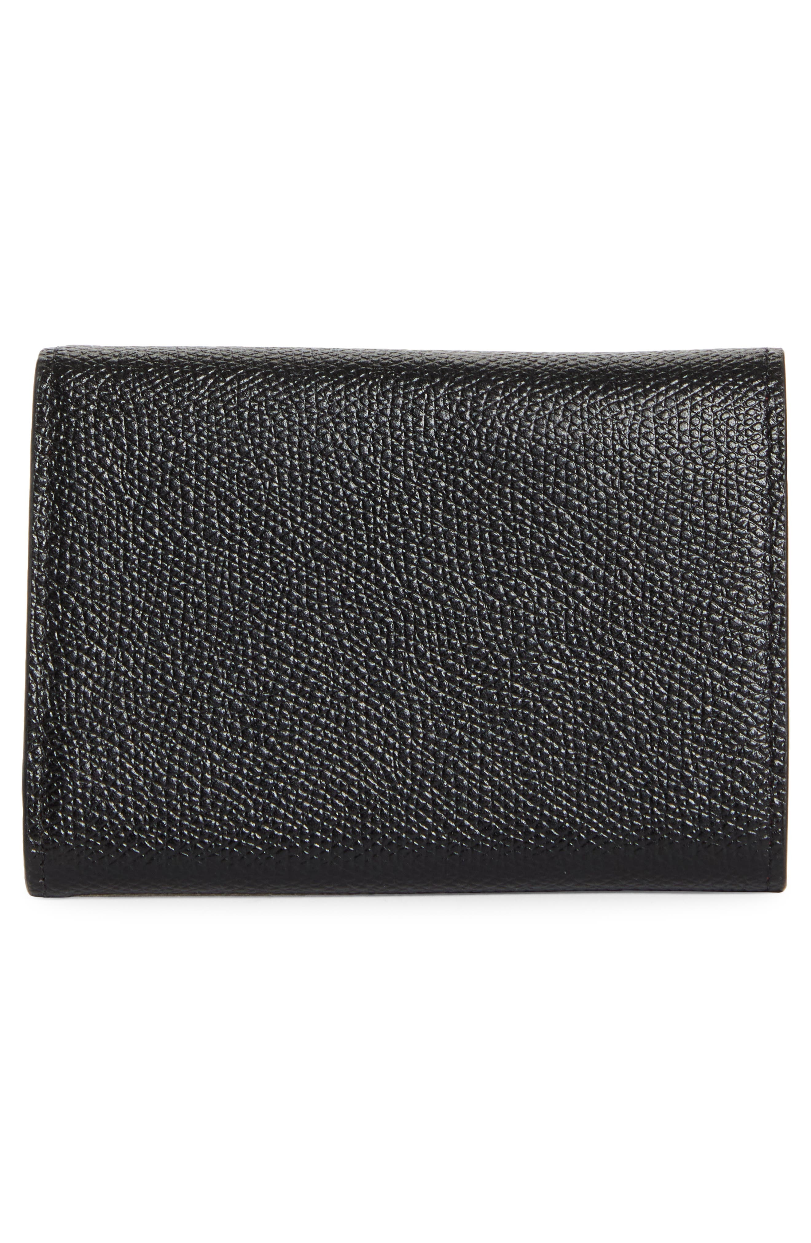 Christian Louboutin Mooncrest Compact Leather Trifold Wallet in Black at Nordstrom - 3