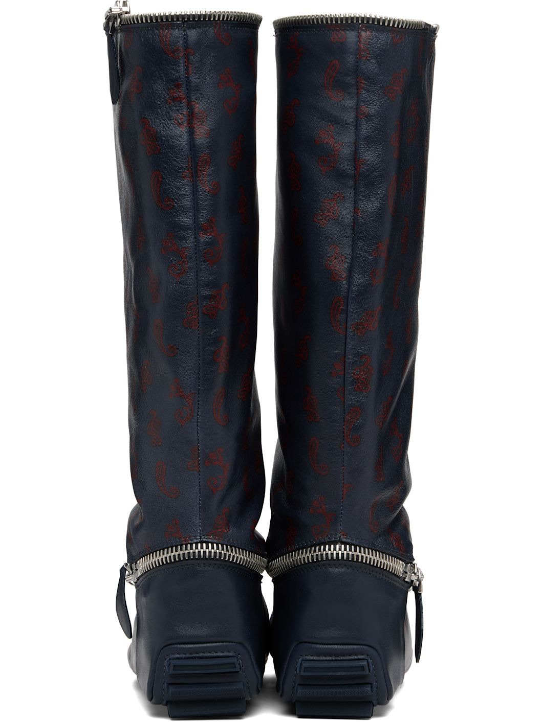 Navy Modular Driving Boots - 2