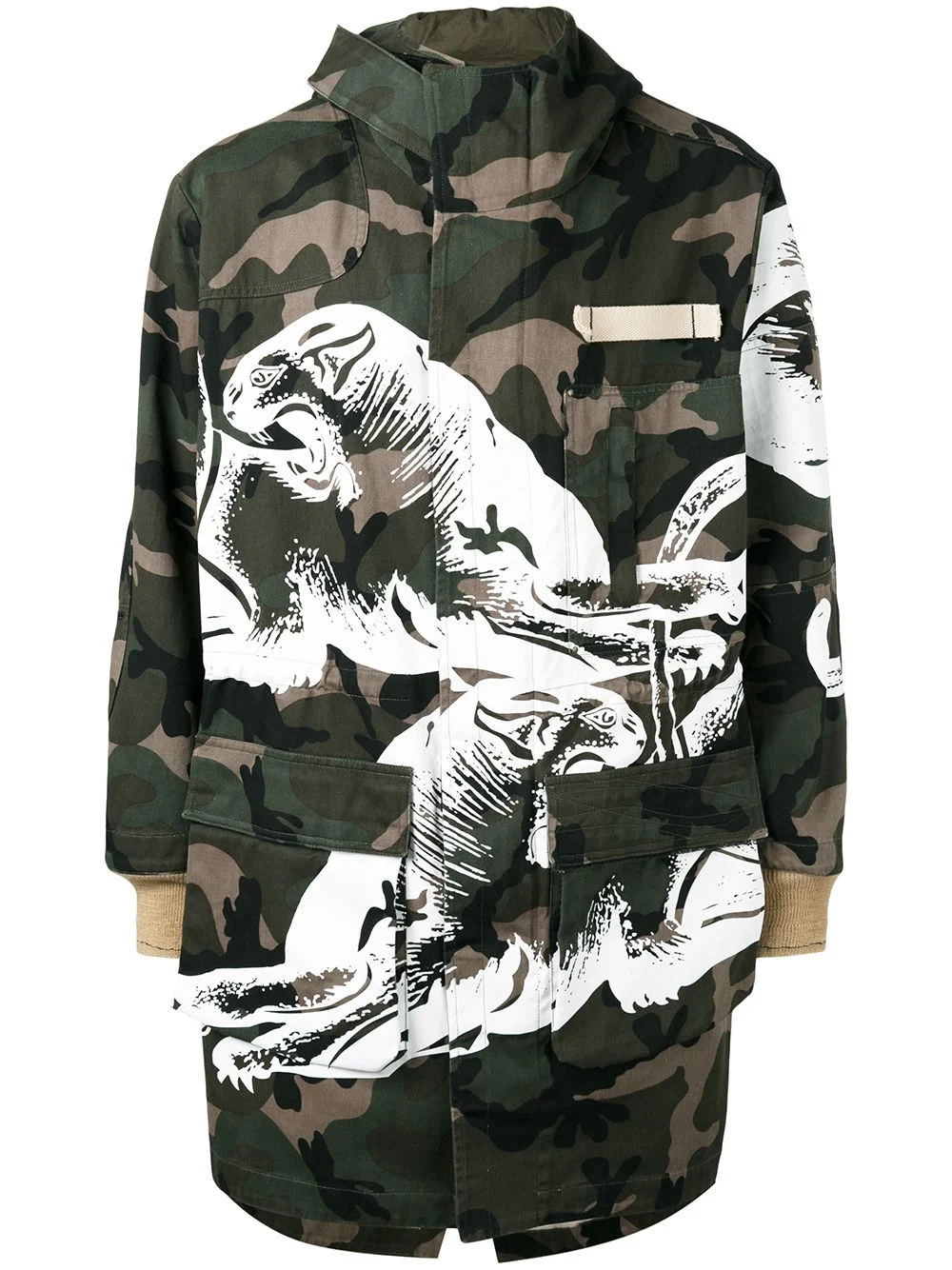 camouflage coat - 1