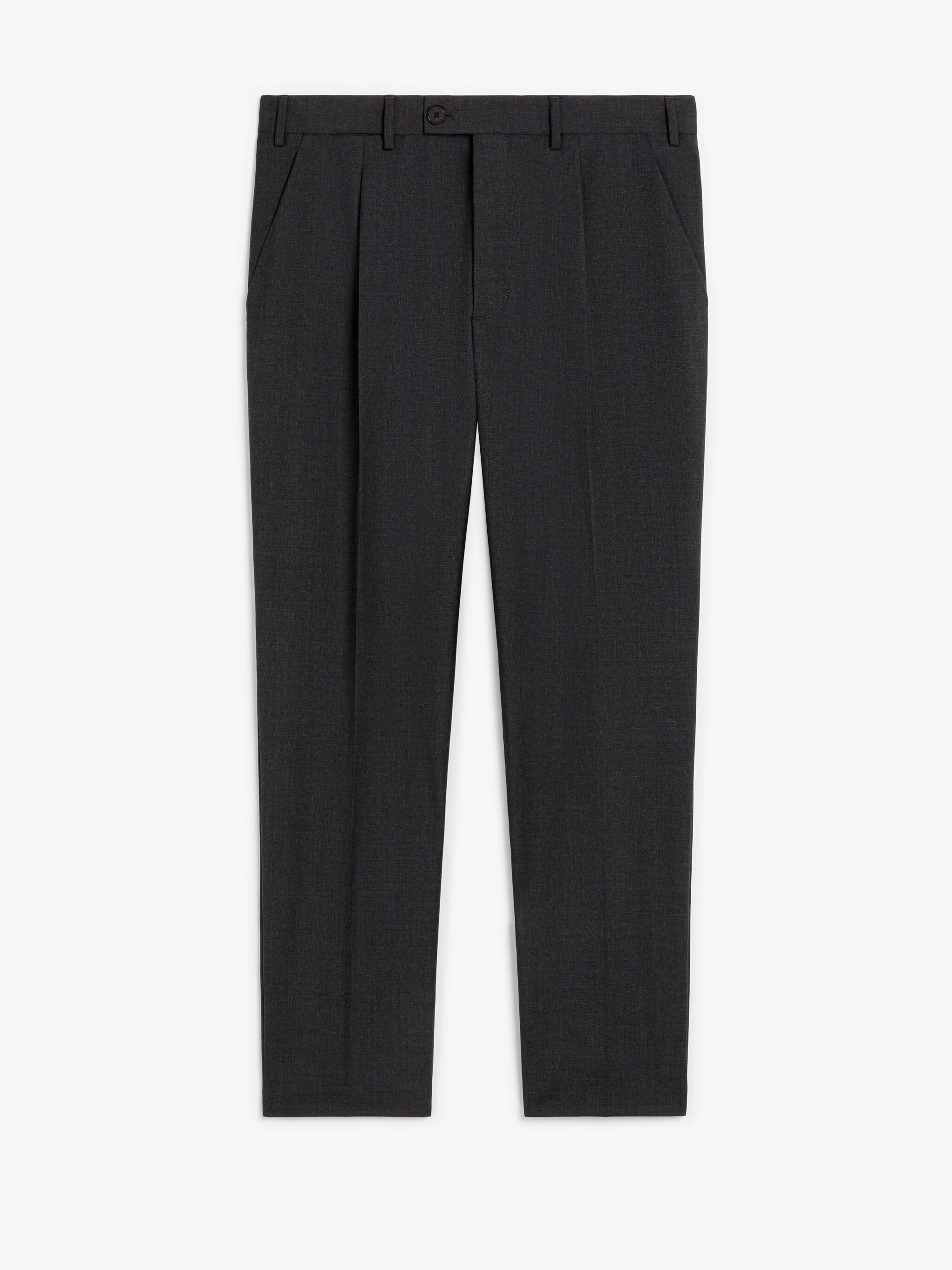 THE STANDARD DARK GREY WOOL TROUSERS - 1