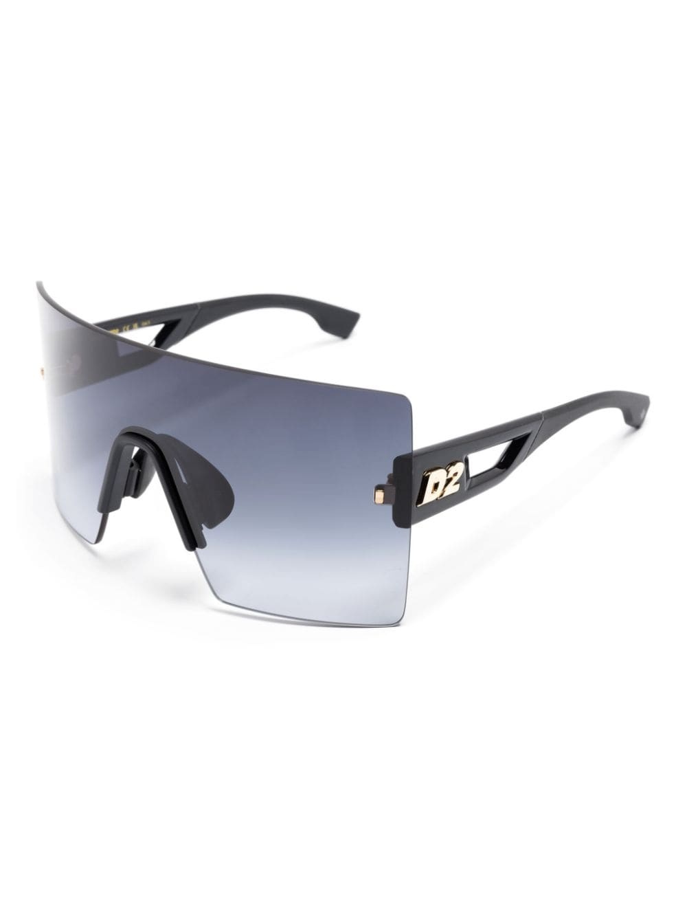 shield-frame sunglasses - 2