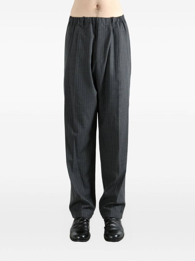MAGLIANO striped pleated trousers outlook