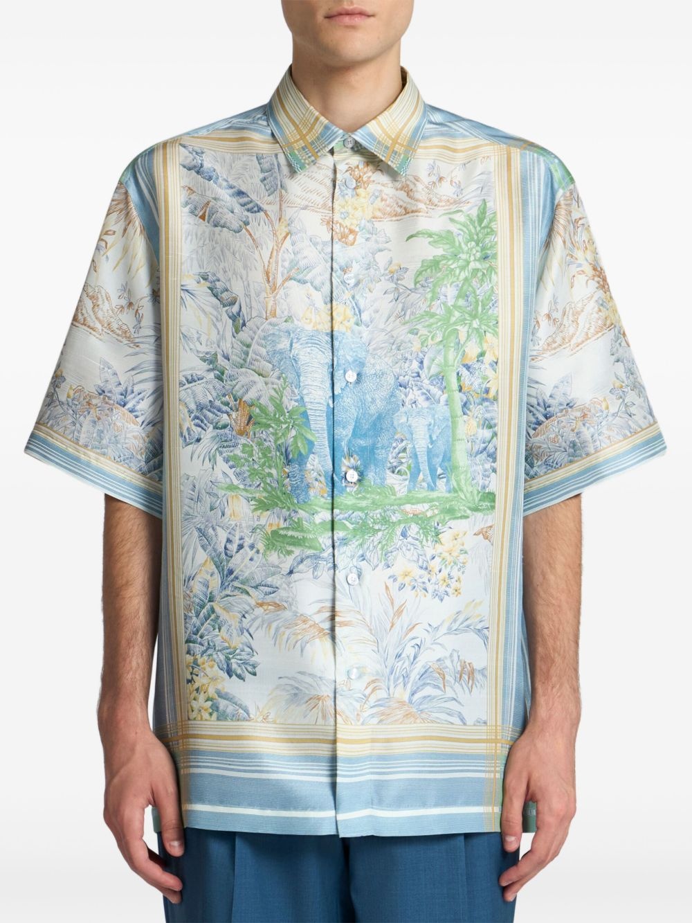 graphic-print shirt - 3