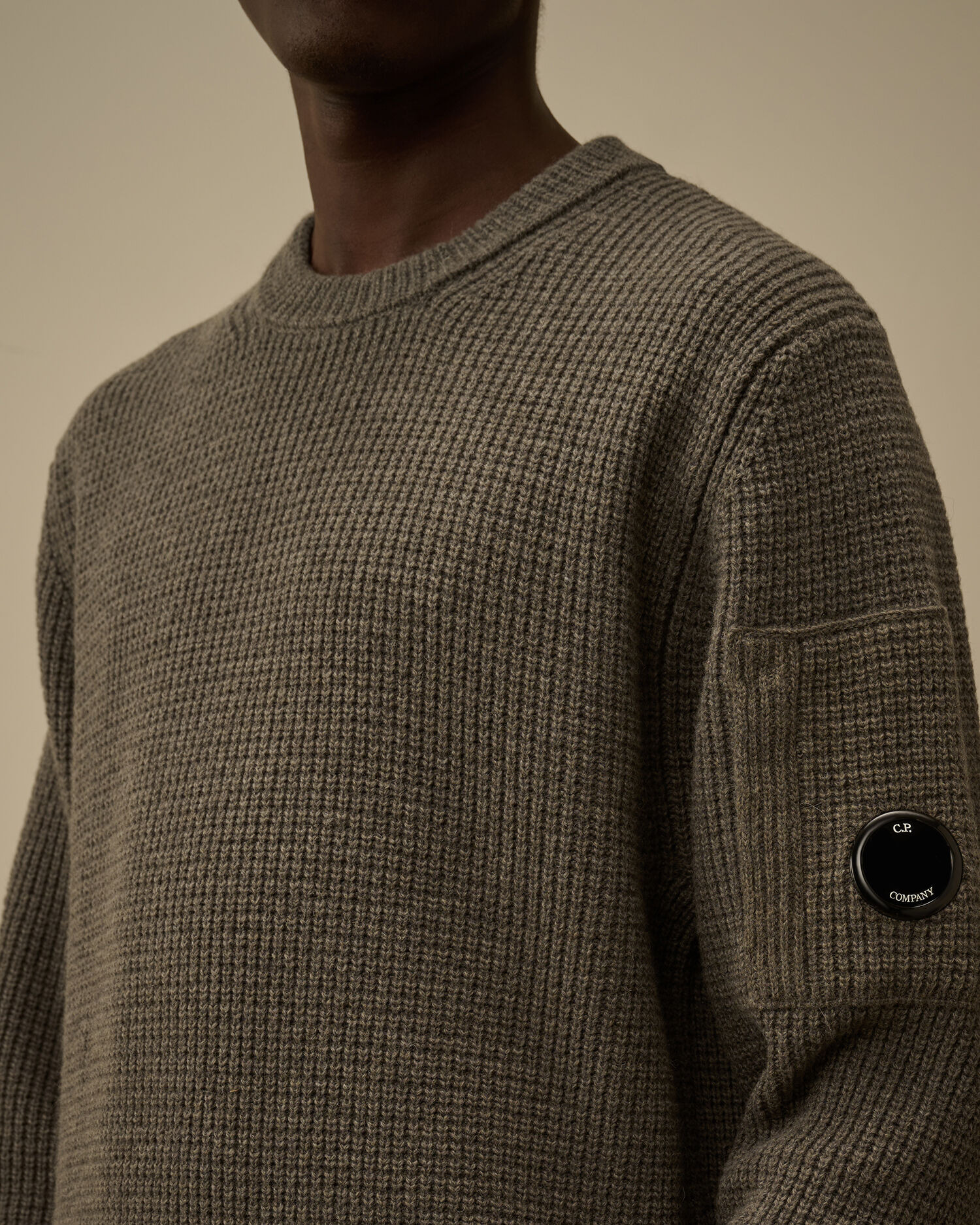 Lambswool GRS Crewneck Lens Sweater - 5