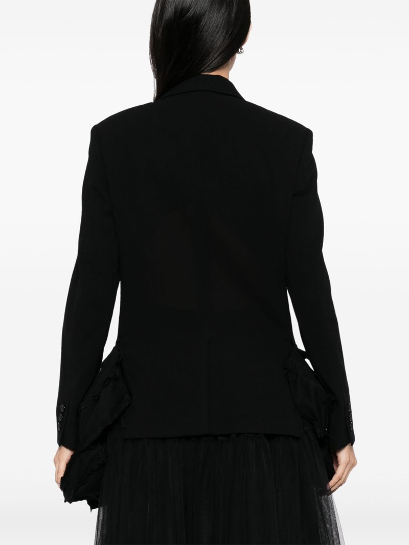 asymmetric hem blazer 4