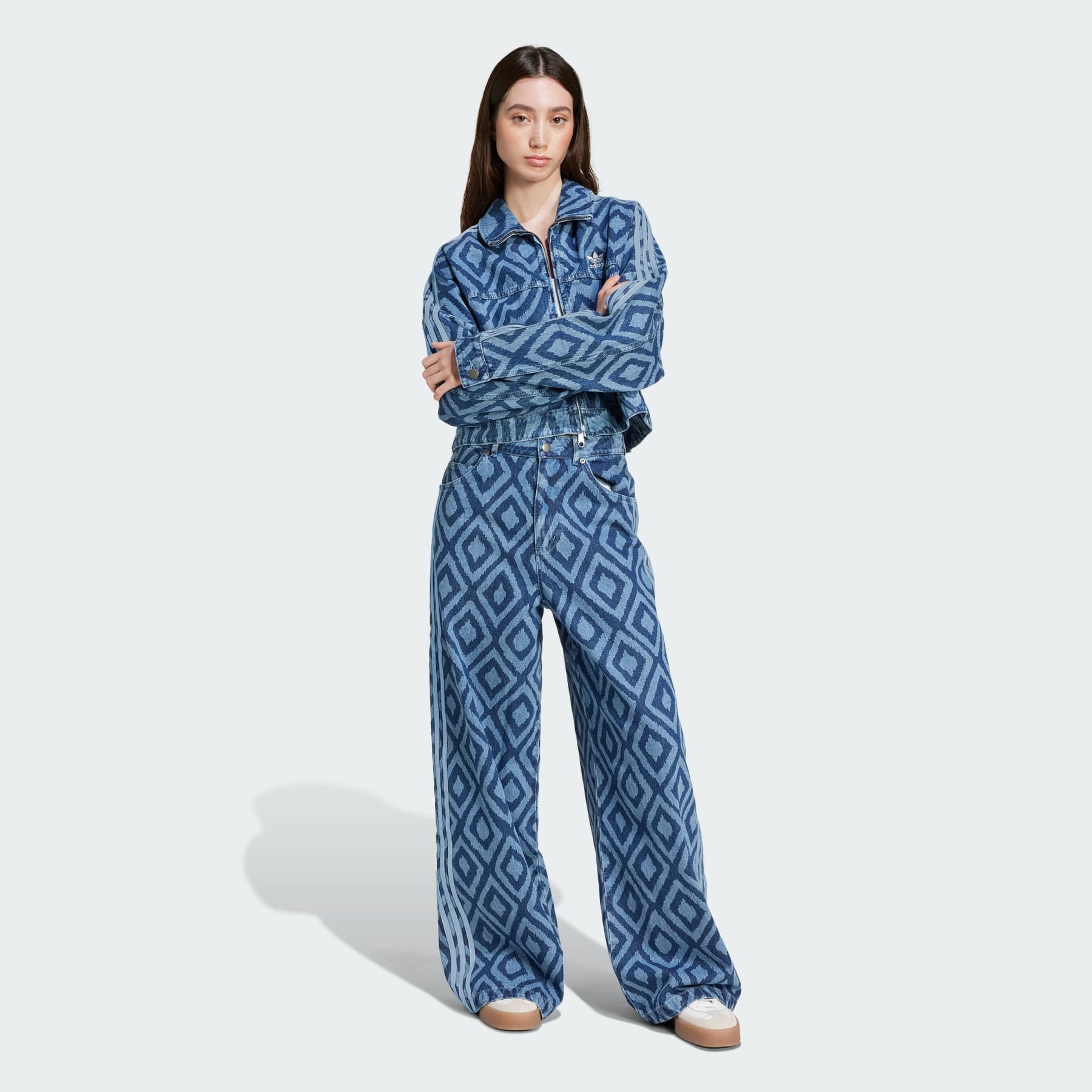 adidas x FARM Rio Denim Track Pants - 4