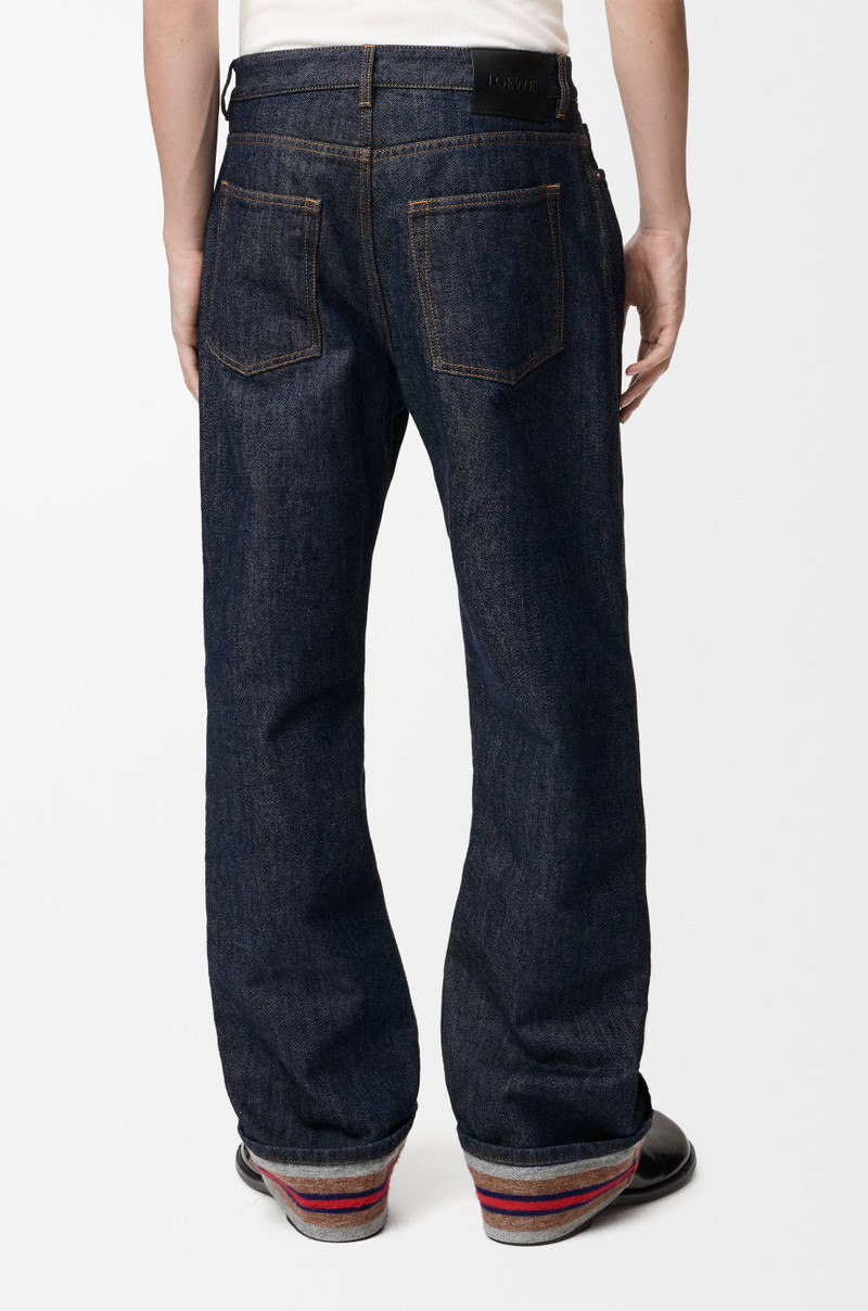 Turn-up jeans in denim 4