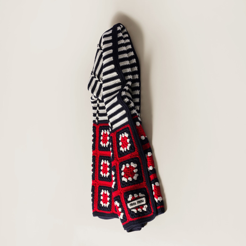 Miu Miu Wool throw outlook