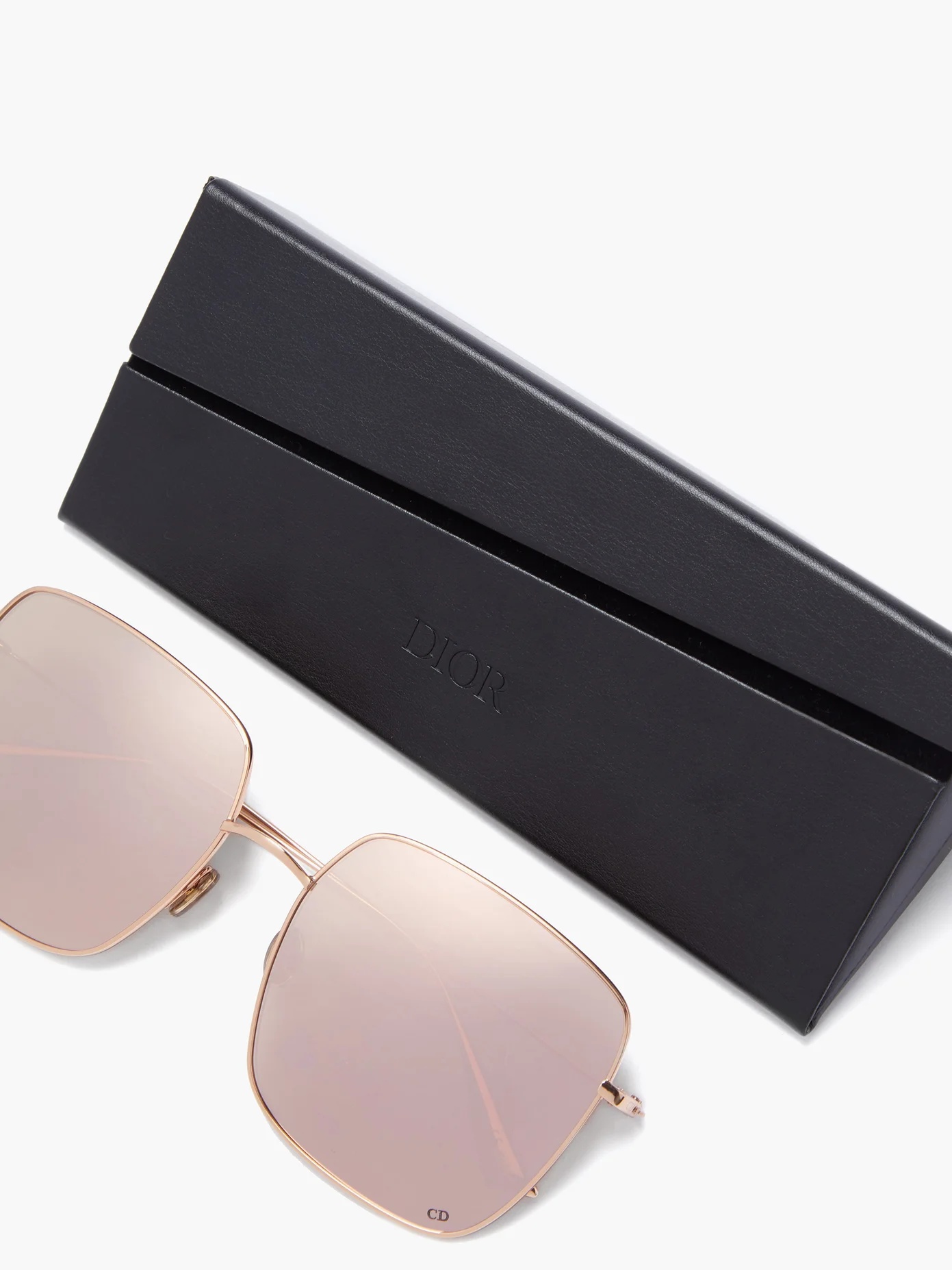 DiorStellaire square metal sunglasses - 5