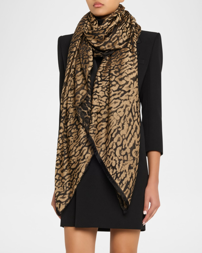 Leopard Pattern Stole 4
