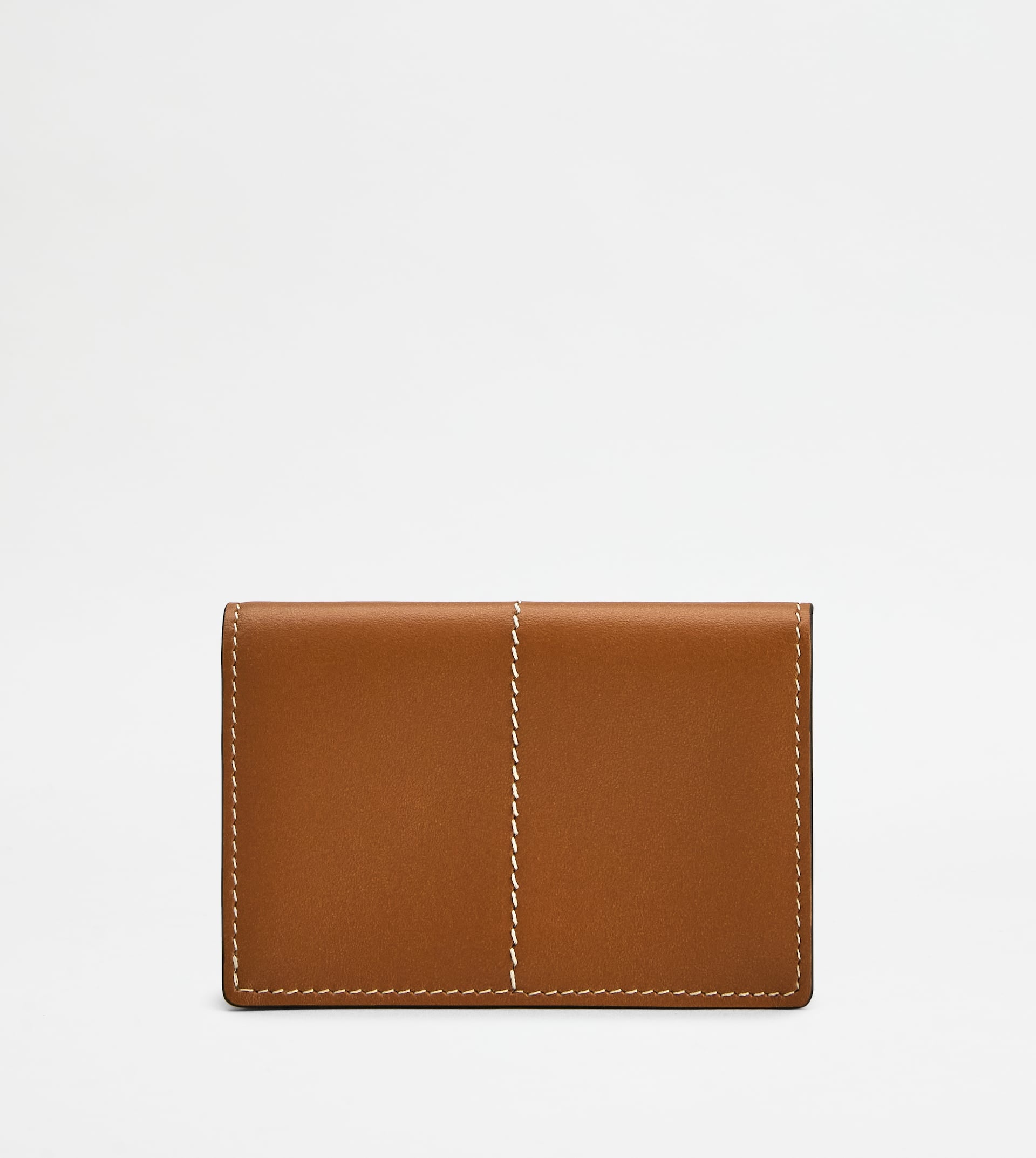 BUSINESS CARD HOLDER IN LEATHER - BROWN - 2