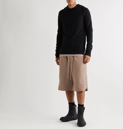 Rick Owens Karloff Cotton-Jersey Drawstring Shorts outlook