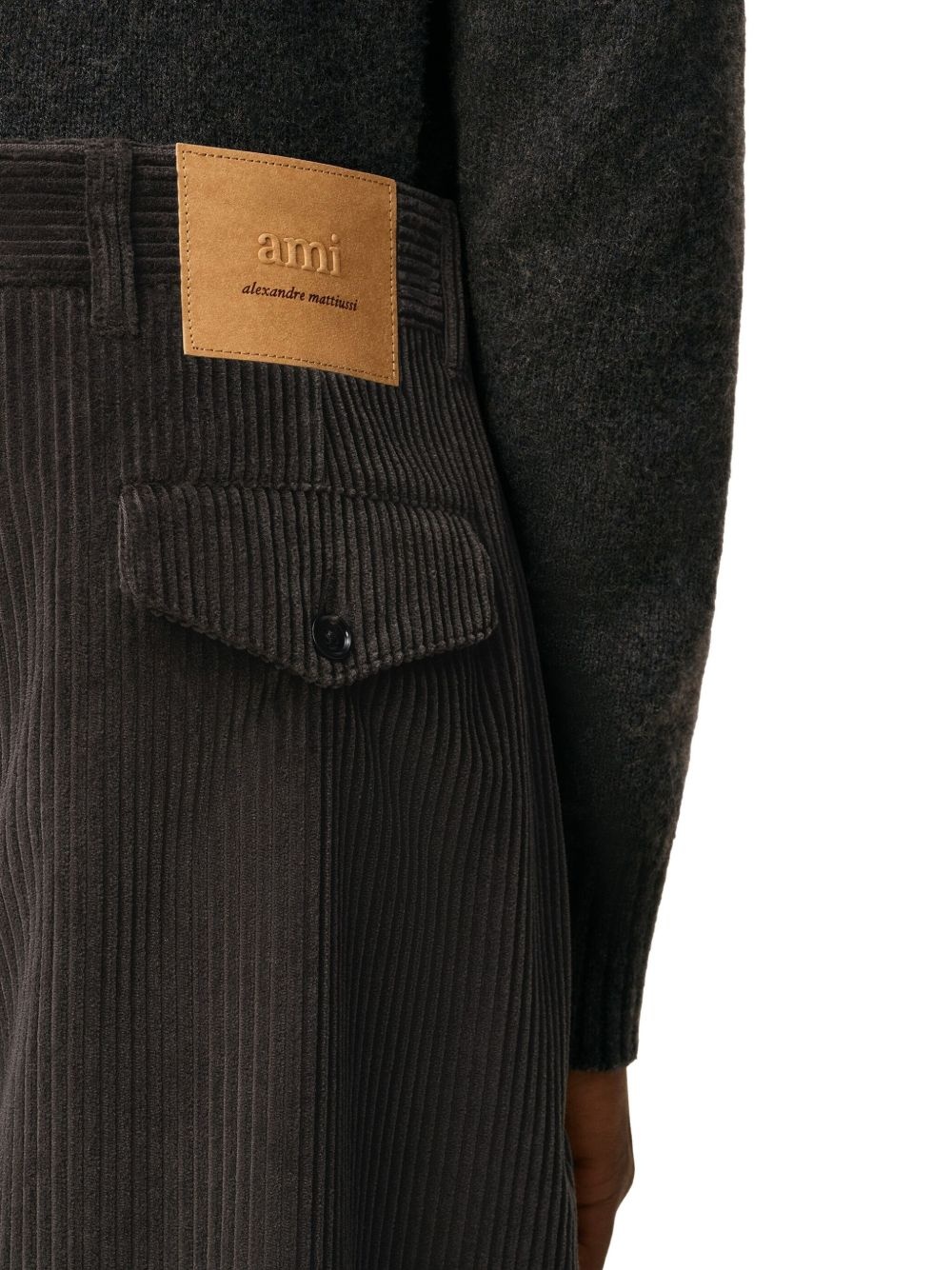 pleated cuffed trousers - 6