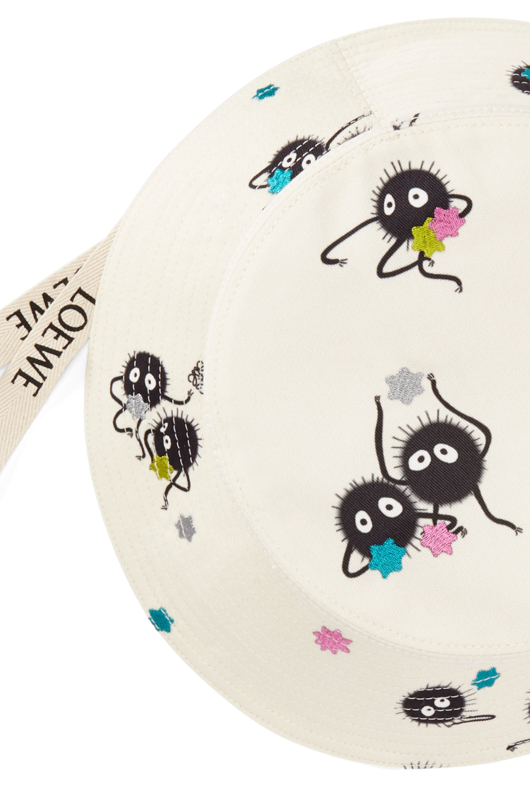 Susuwatari fisherman hat in canvas and calfskin - 5