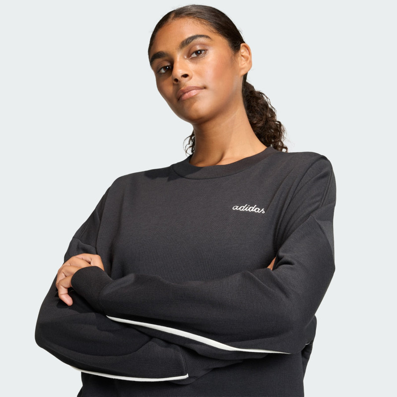 Seasonal Essentials Colorpop Sweatshirt with Embroidered Graphic 6
