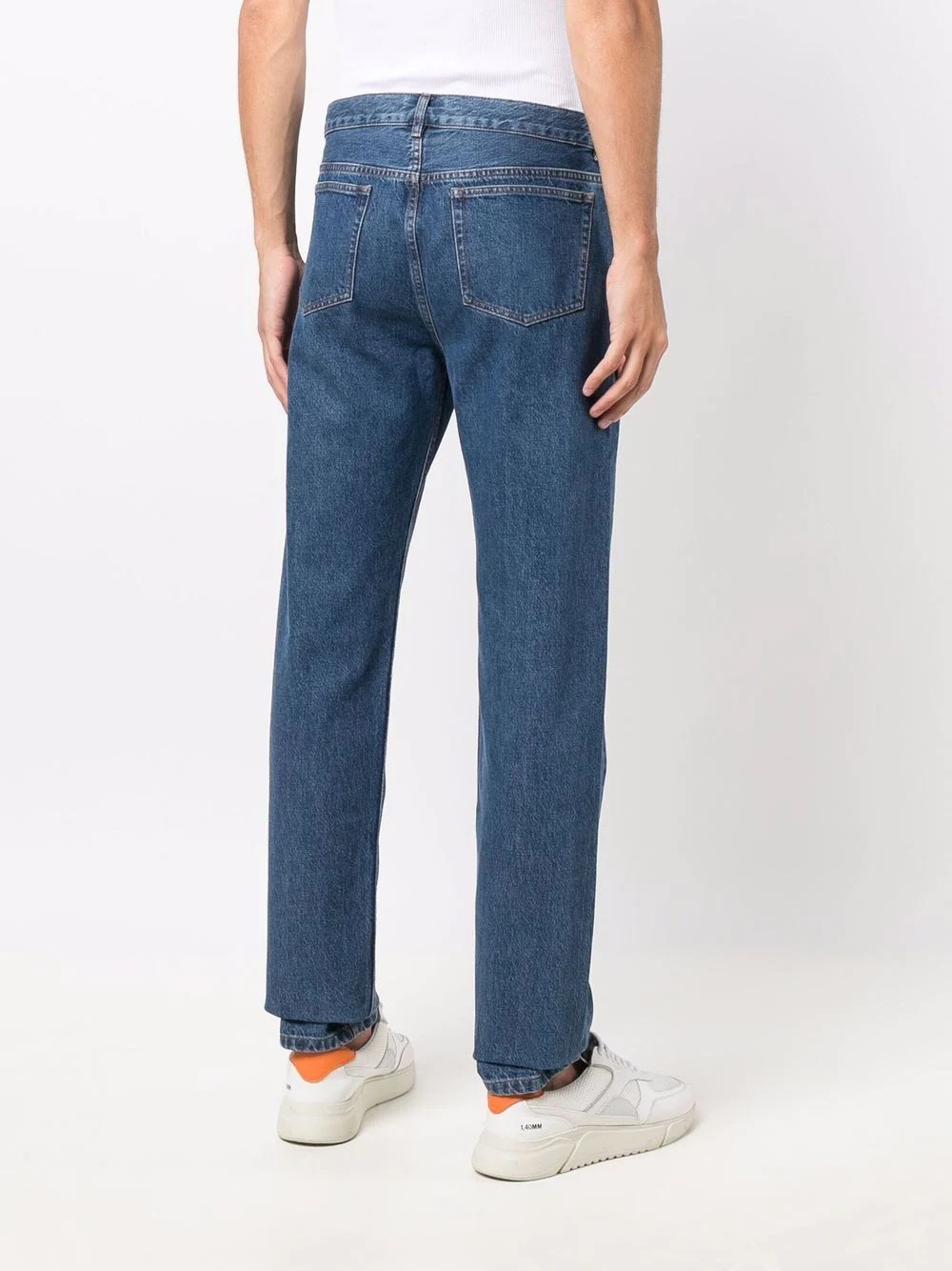 mid-rise straight jeans - 4