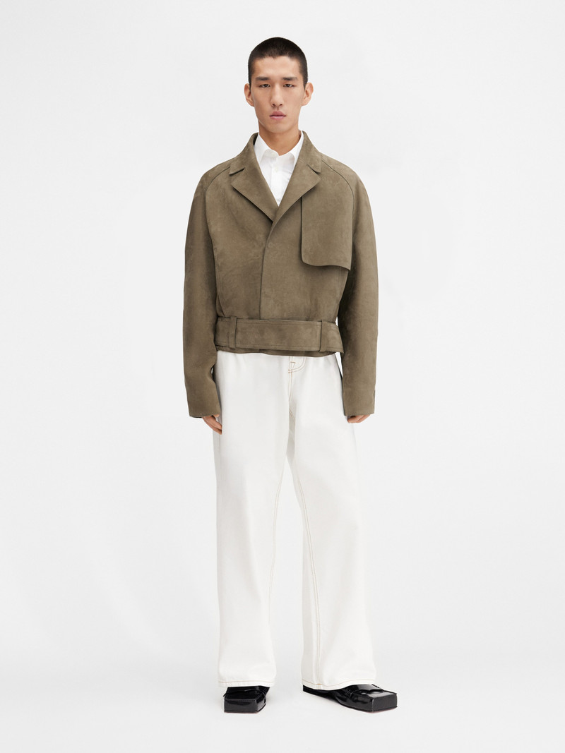 JACQUEMUS The Cabana leather jacket outlook