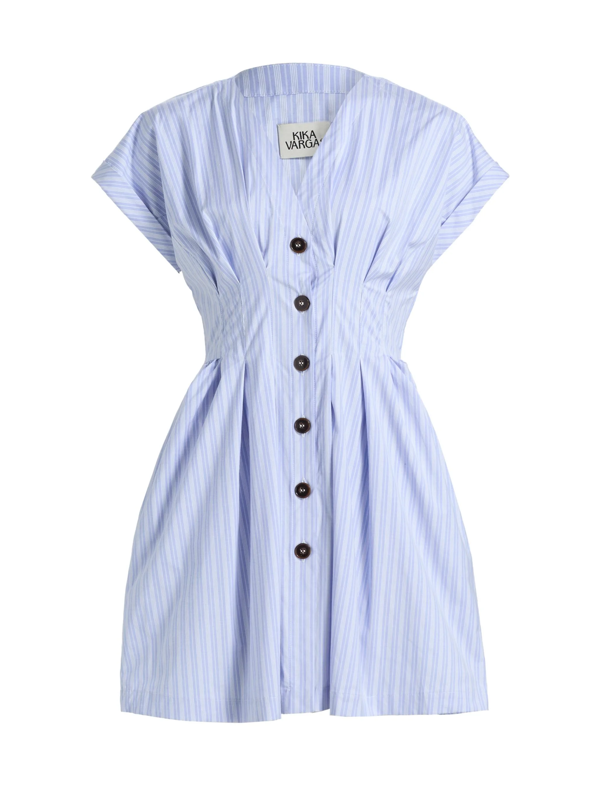 Women's Billie Striped Cotton-Blend Minidress - Blue - 1