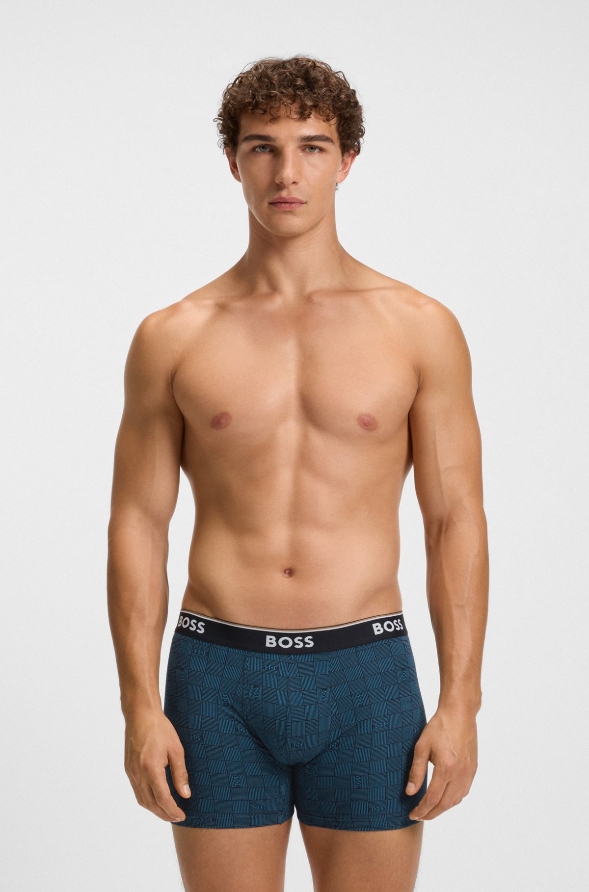 THREE-PACK OF STRETCH COTTON BOXER BRIEFS - 2