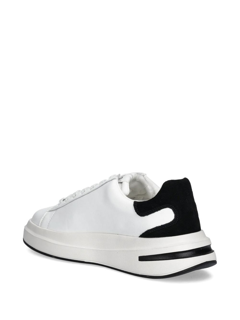 lace-up panelled sneakers 3