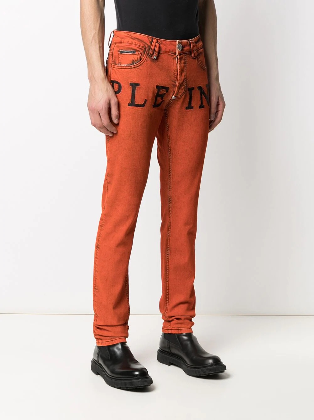 Iconic Plein straight leg jeans - 3