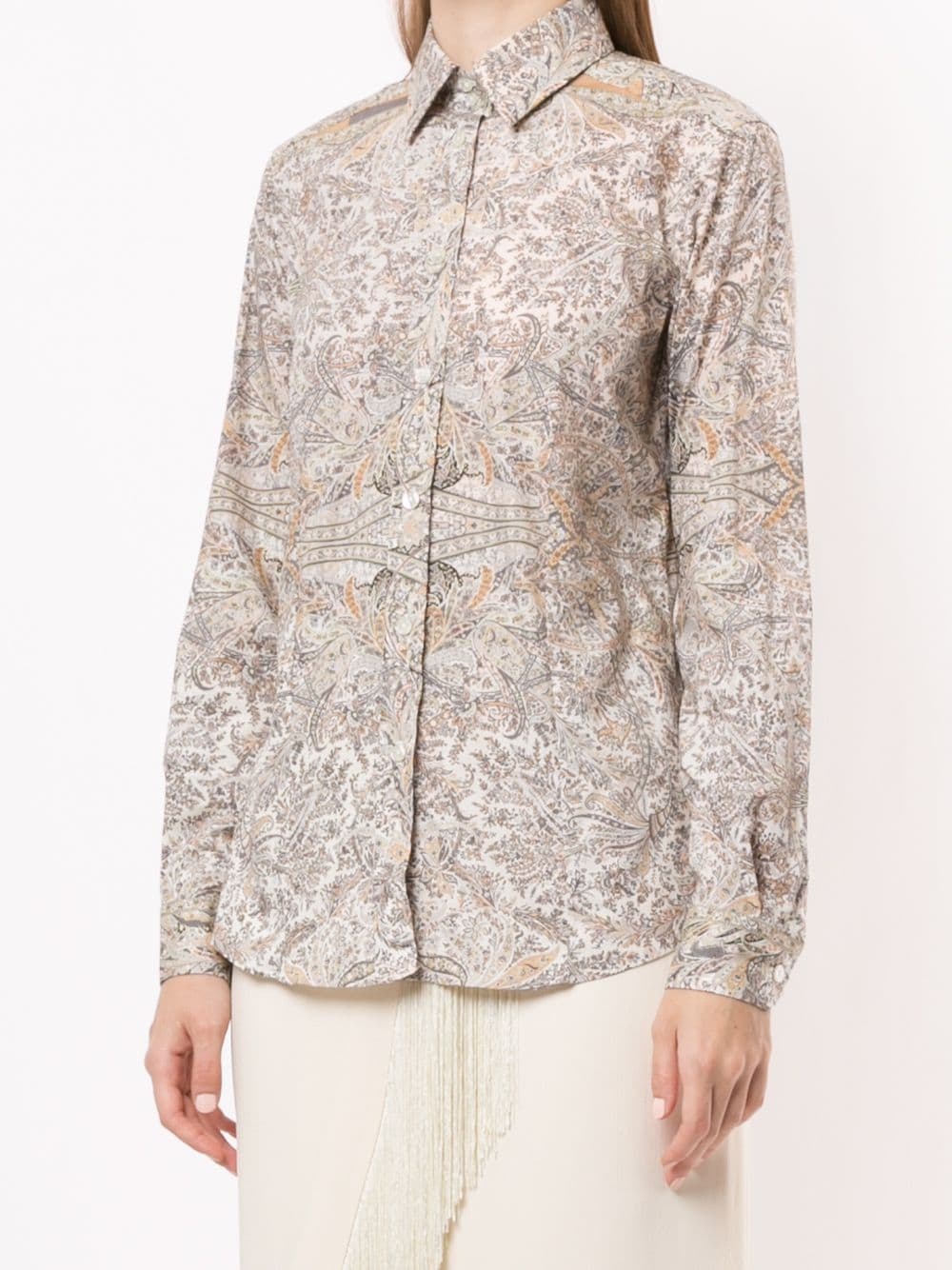 paisley print shirt - 3