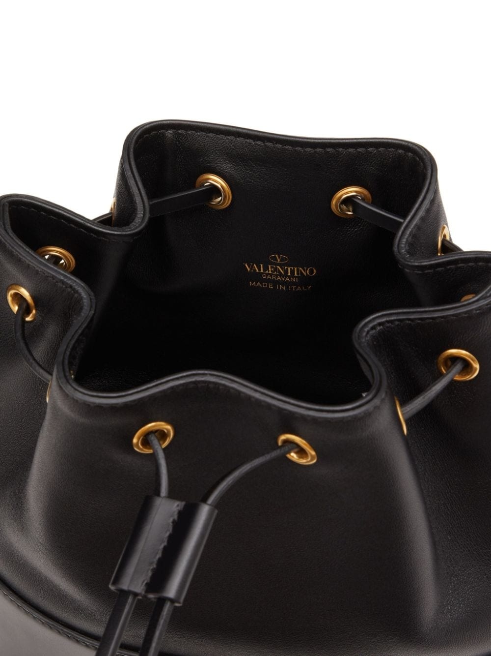 logo-plaque crossbody bucket bag - 6