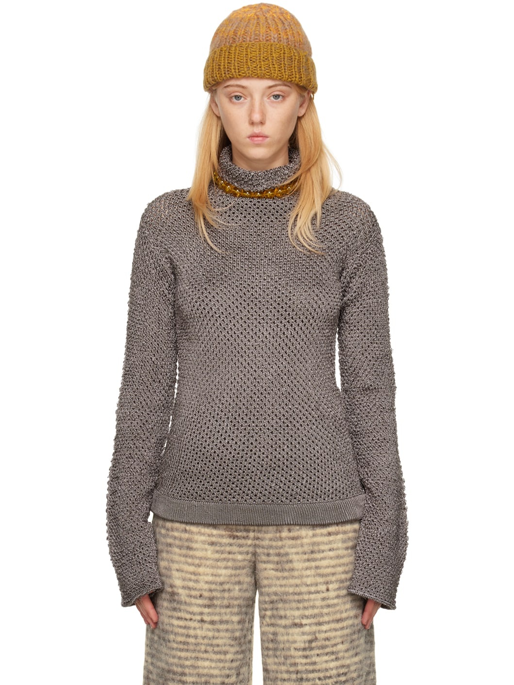 Gray Armour Sweater - 1