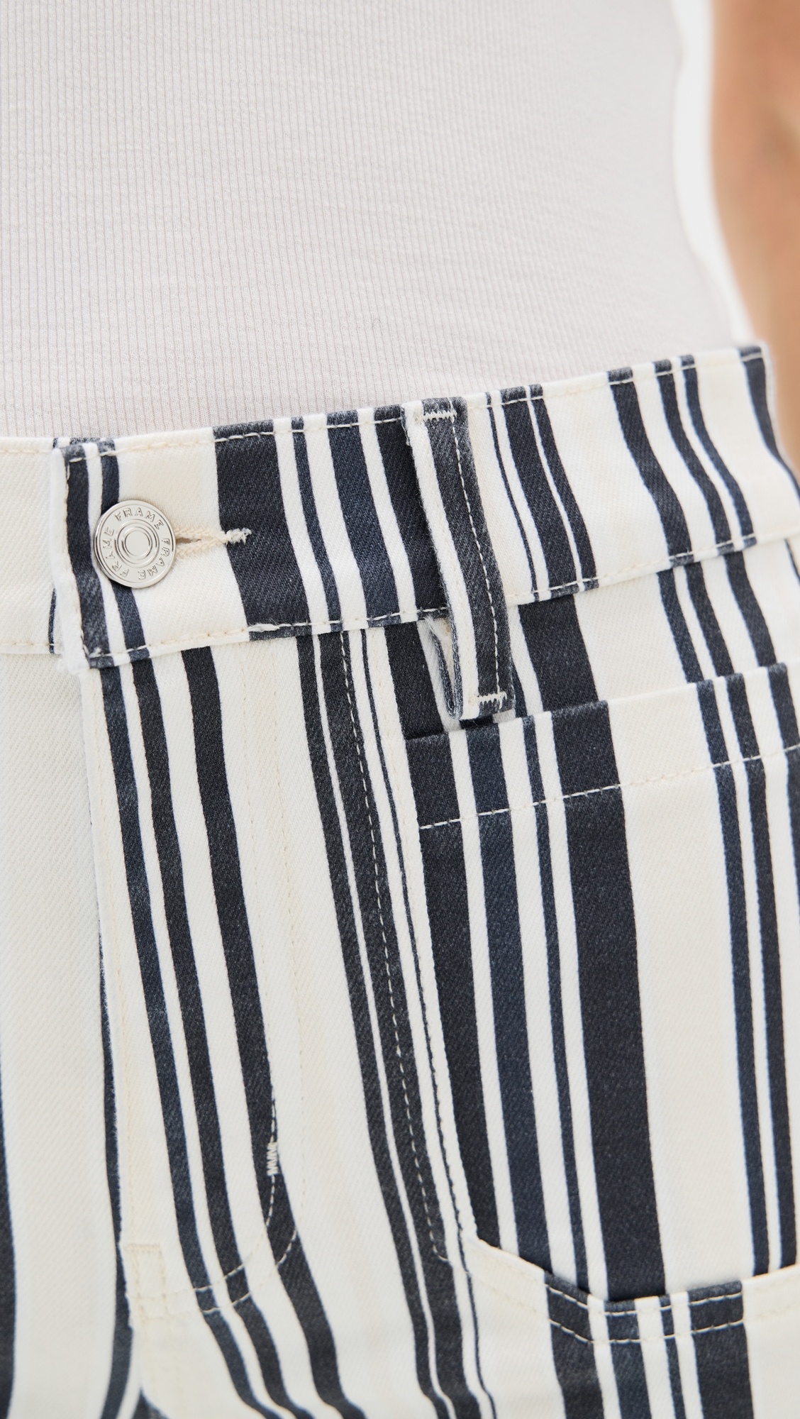 Le Slim Palazzo Modernist Pocket Jeans - 5