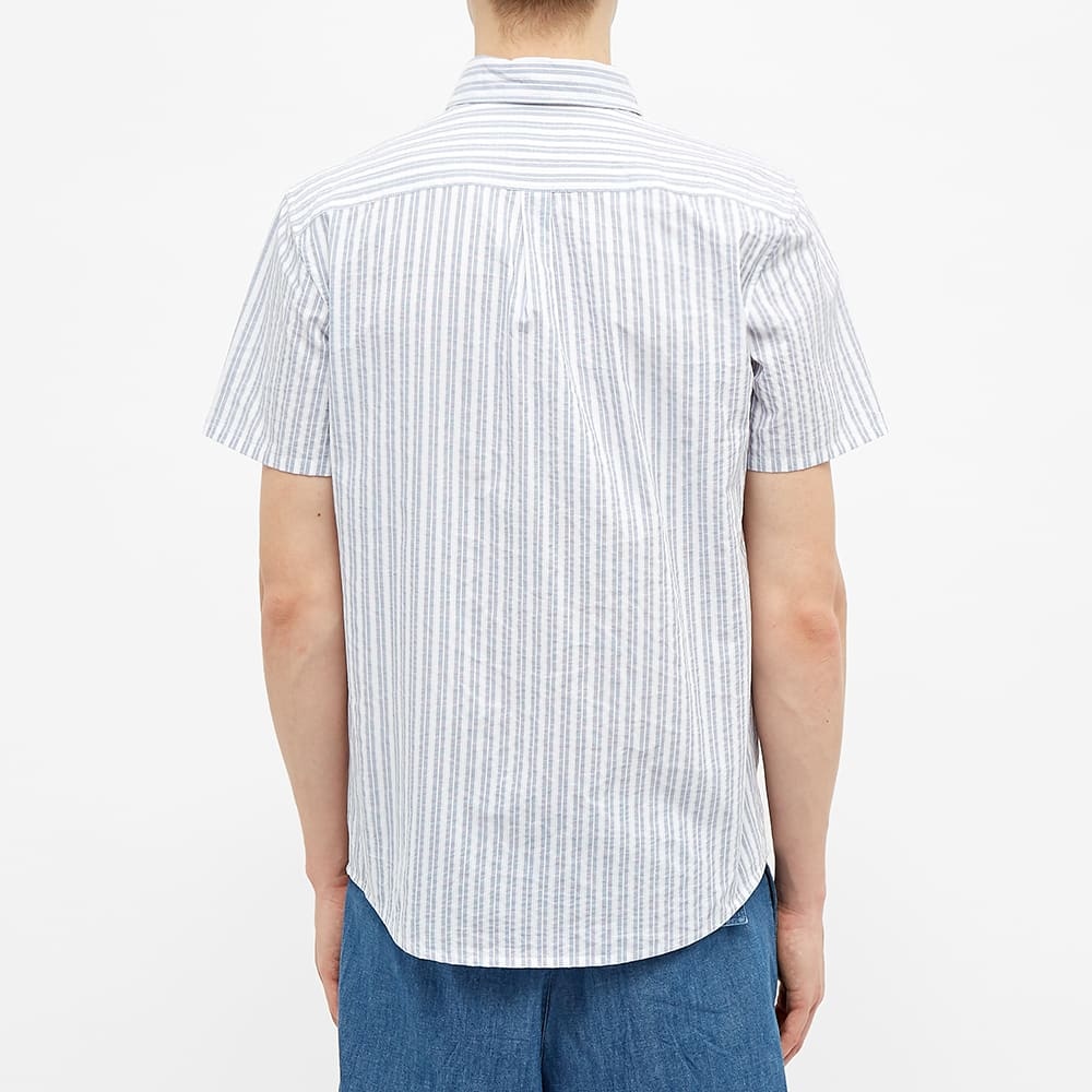 A.P.C. Short Sleeve Bryan Stripe Shirt - 5