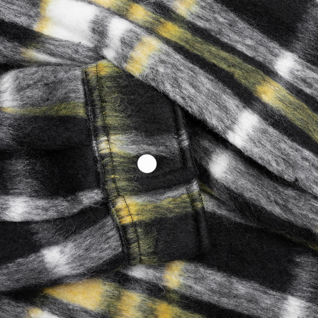 TEXTURED OVERSHIRT - JET BLACK - 4