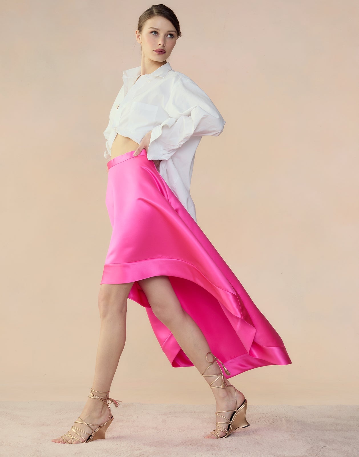 Livia Satin Skirt - 1