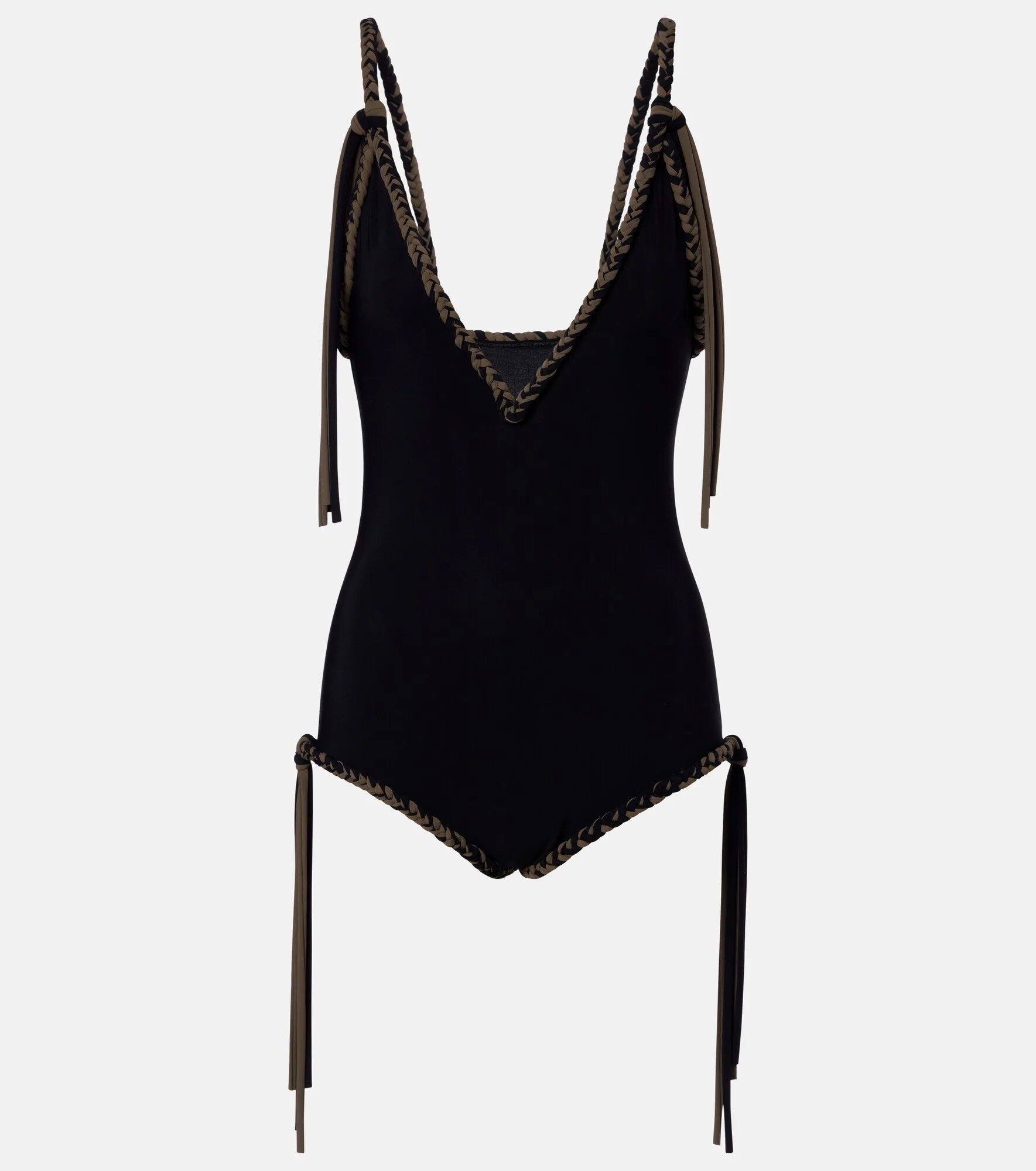 Knot-detail swimsuit - 1