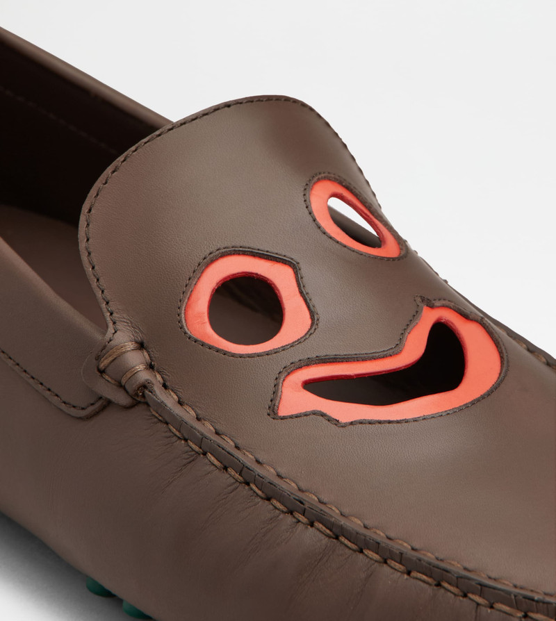 GOMMINO LOAFERS IN LEATHER - BROWN 6