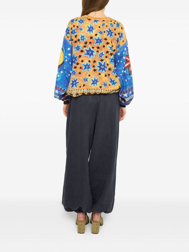 star-flower wool sweater 3