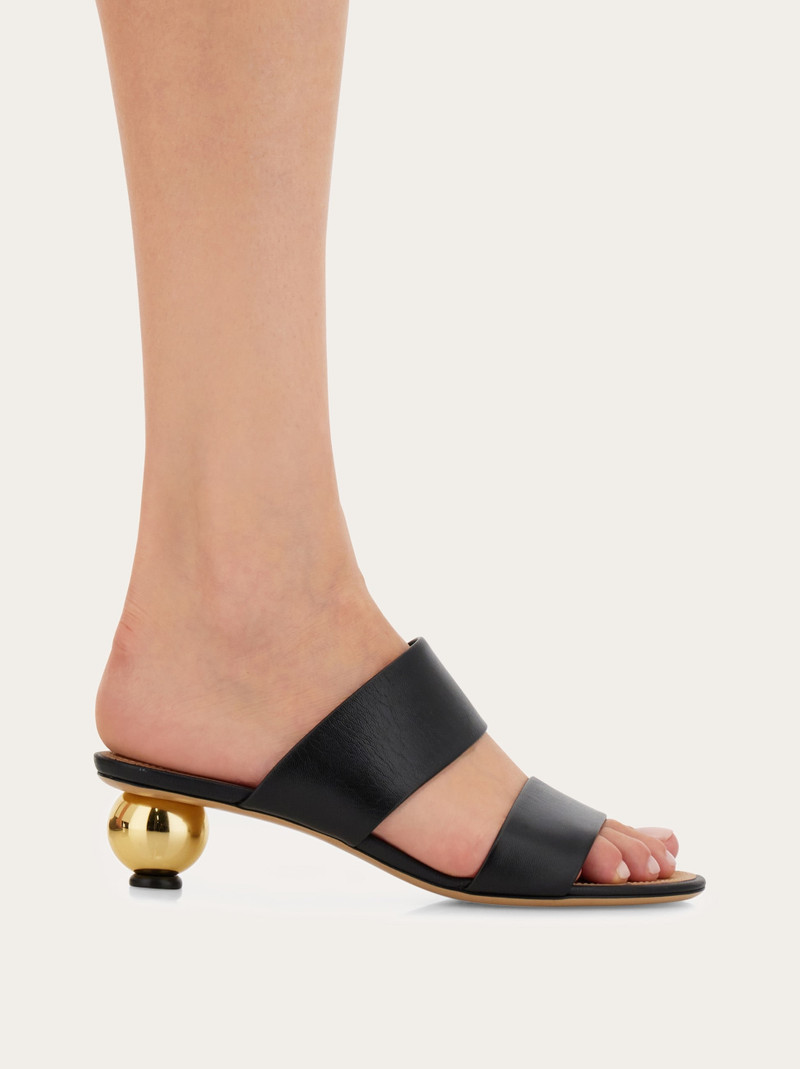 Sandal with bauble heel detail 4