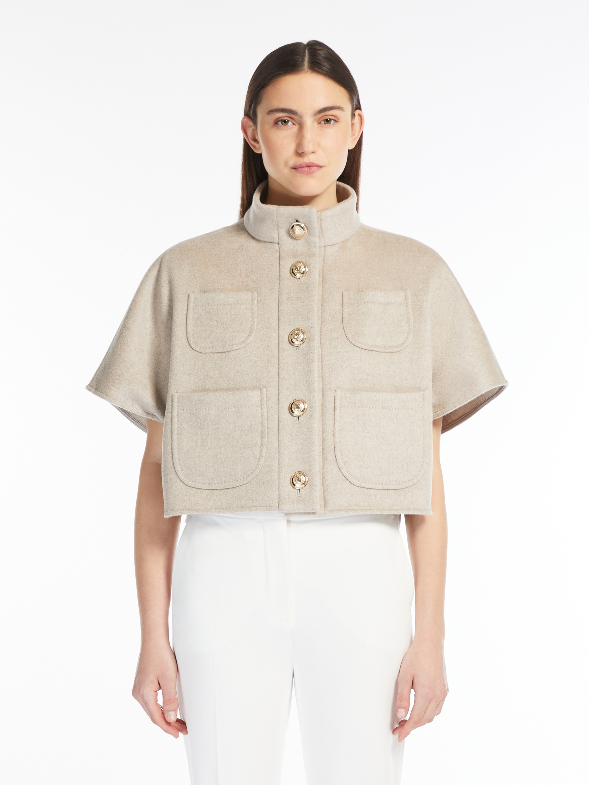 NEMI Cashmere cropped cape - 3
