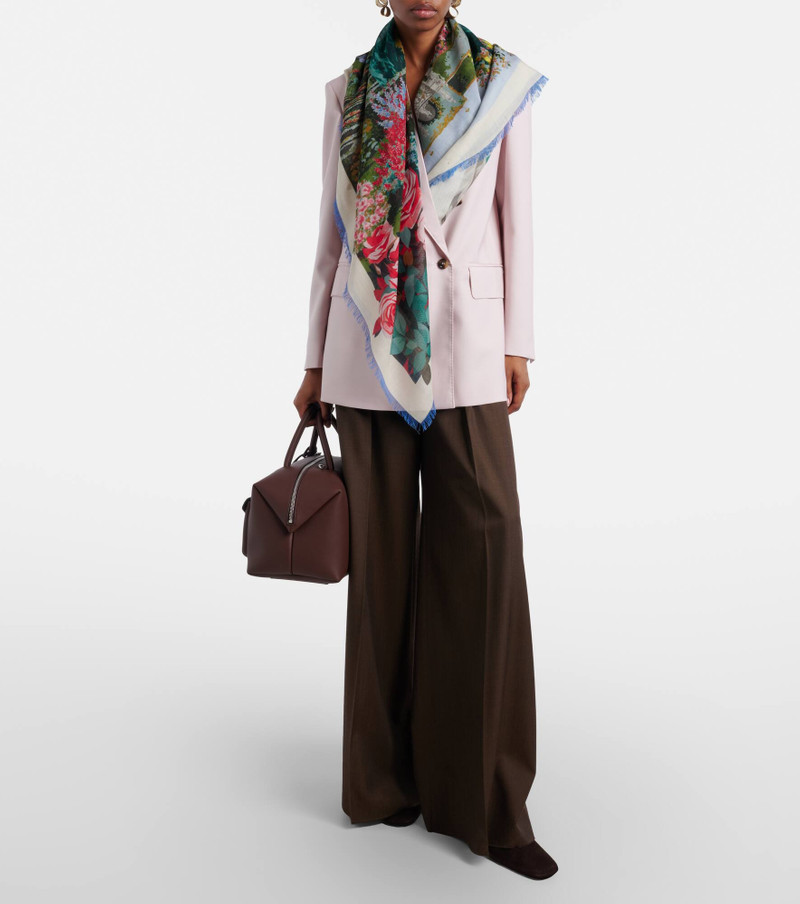 Max Mara Quorum virgin wool wide-leg pants outlook