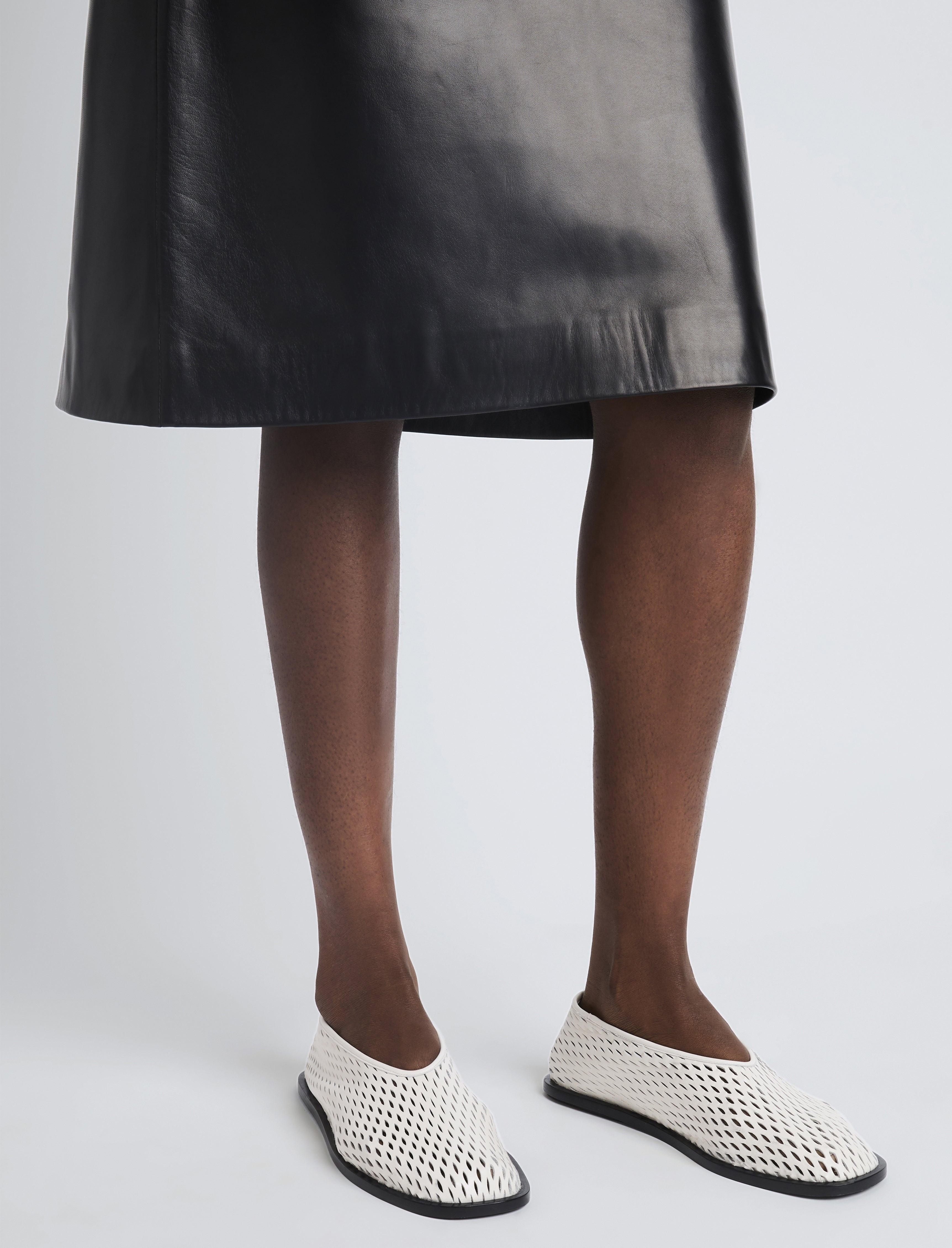 Square Perforated Slippers - 5