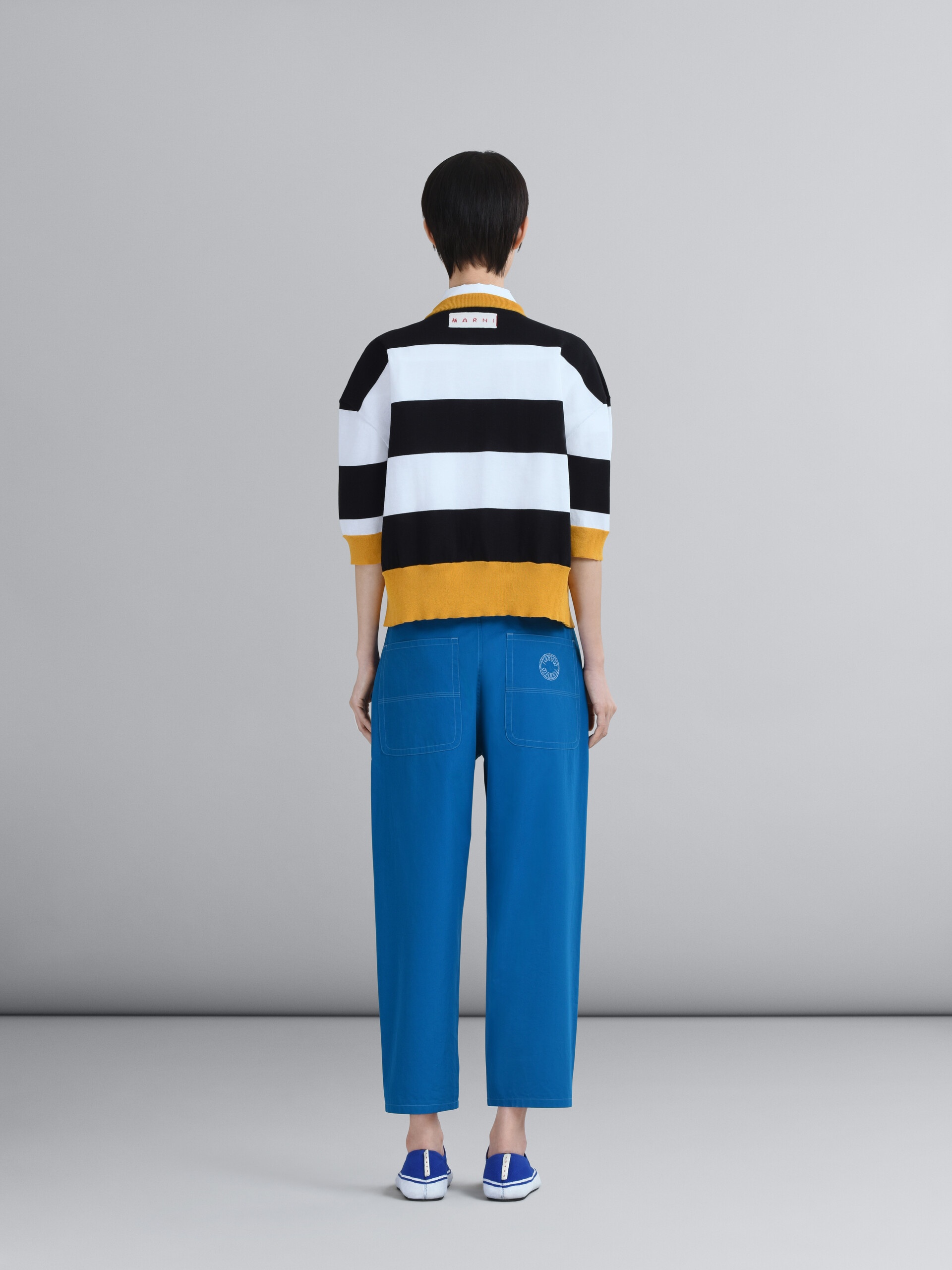 POPLIN CROPPED PANTS - 3